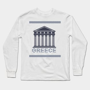 In this work we see the legendary Greek Acropolis. Ancient Greece is the cradle of the modern world. Long Sleeve T-Shirt